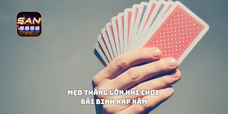 Mẹo thắng lớn khi chơi bài binh xập xám